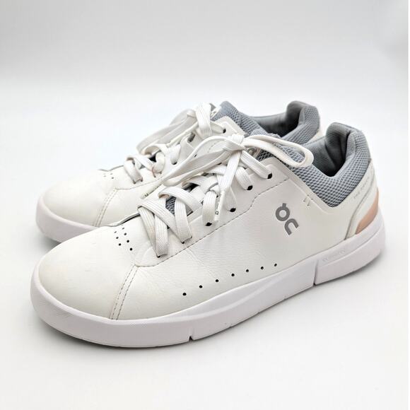 On Roger Advantage Women's Sneakers Shoes White/Olive Size USW7.5 EU38.5 - Picture 1 of 12